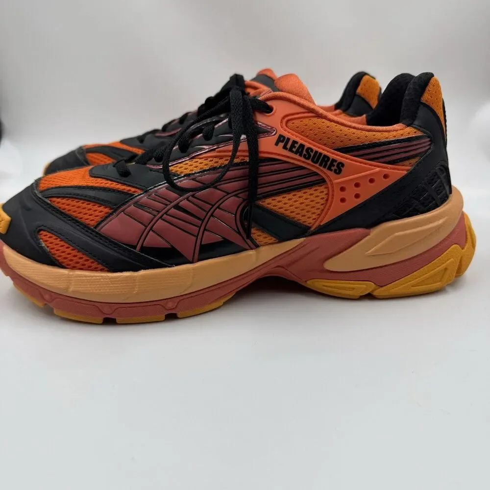 Pleasures x Puma Velophasis Layers Astro Red Sneaker Shoes 393301-02 Men 10.5